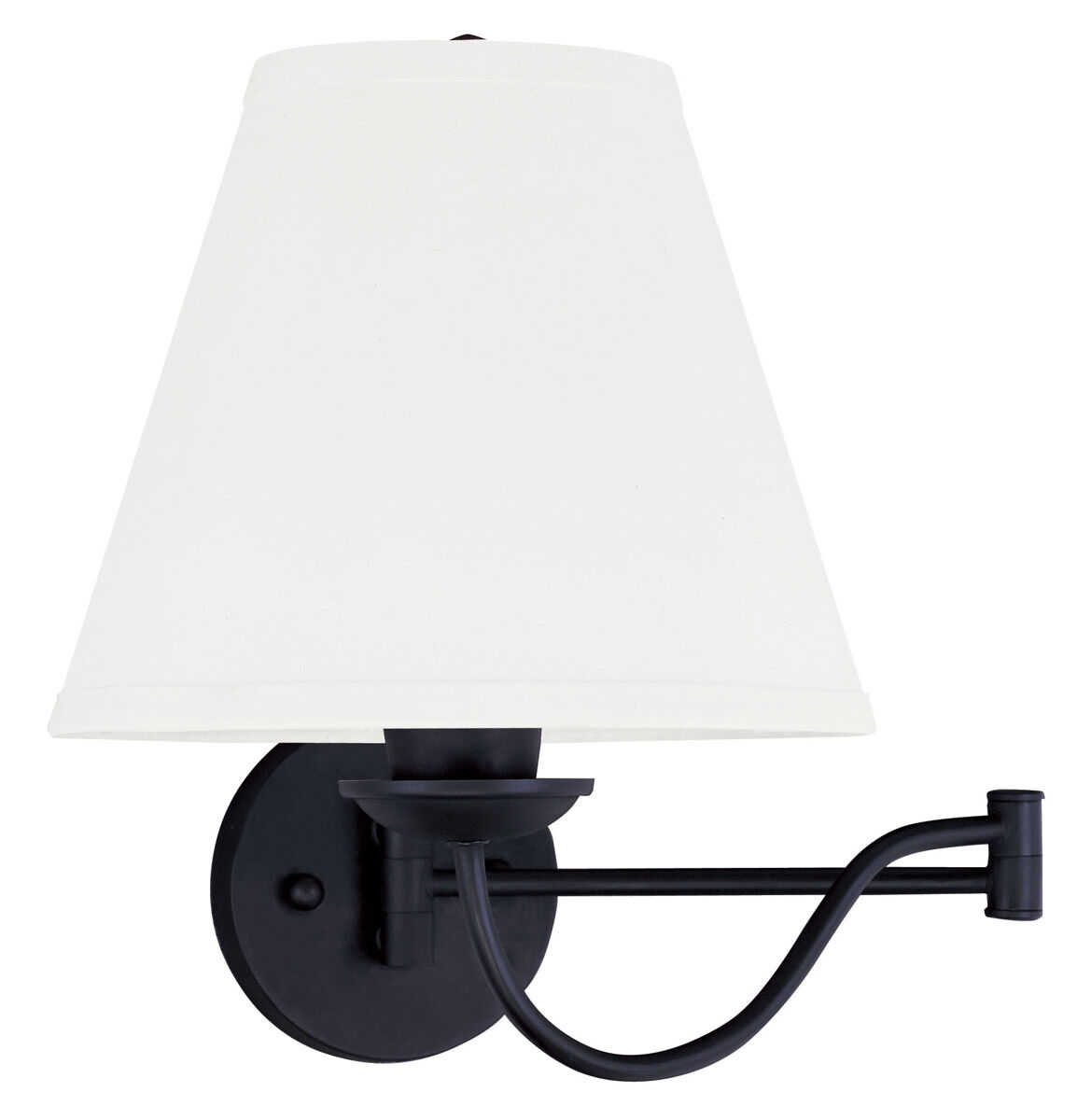 Ridgedale 25 inch 100.00 watt Black Swing Arm Wall Lamp Wall Light