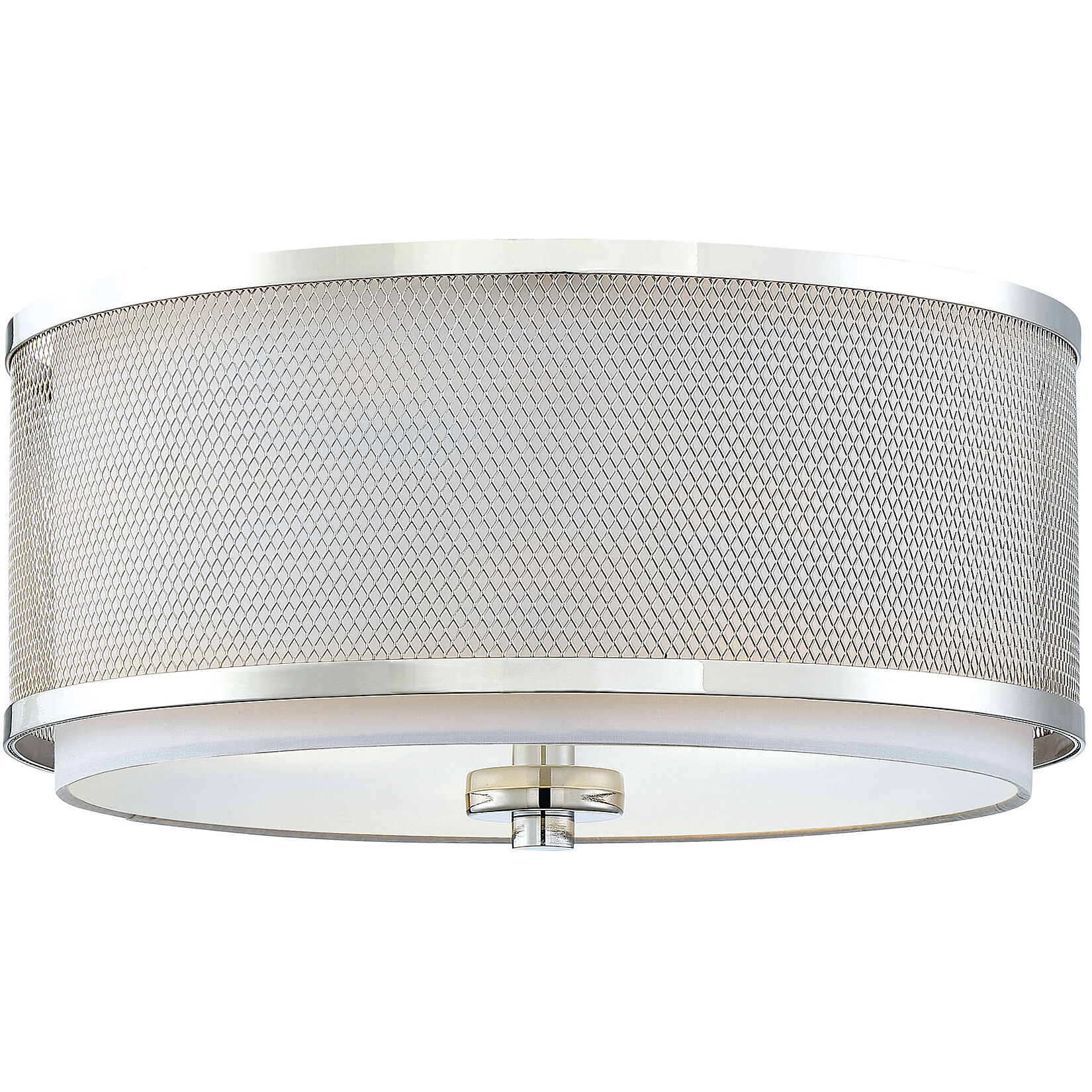 Modern 3 Light 14.75 inch Flush Mount