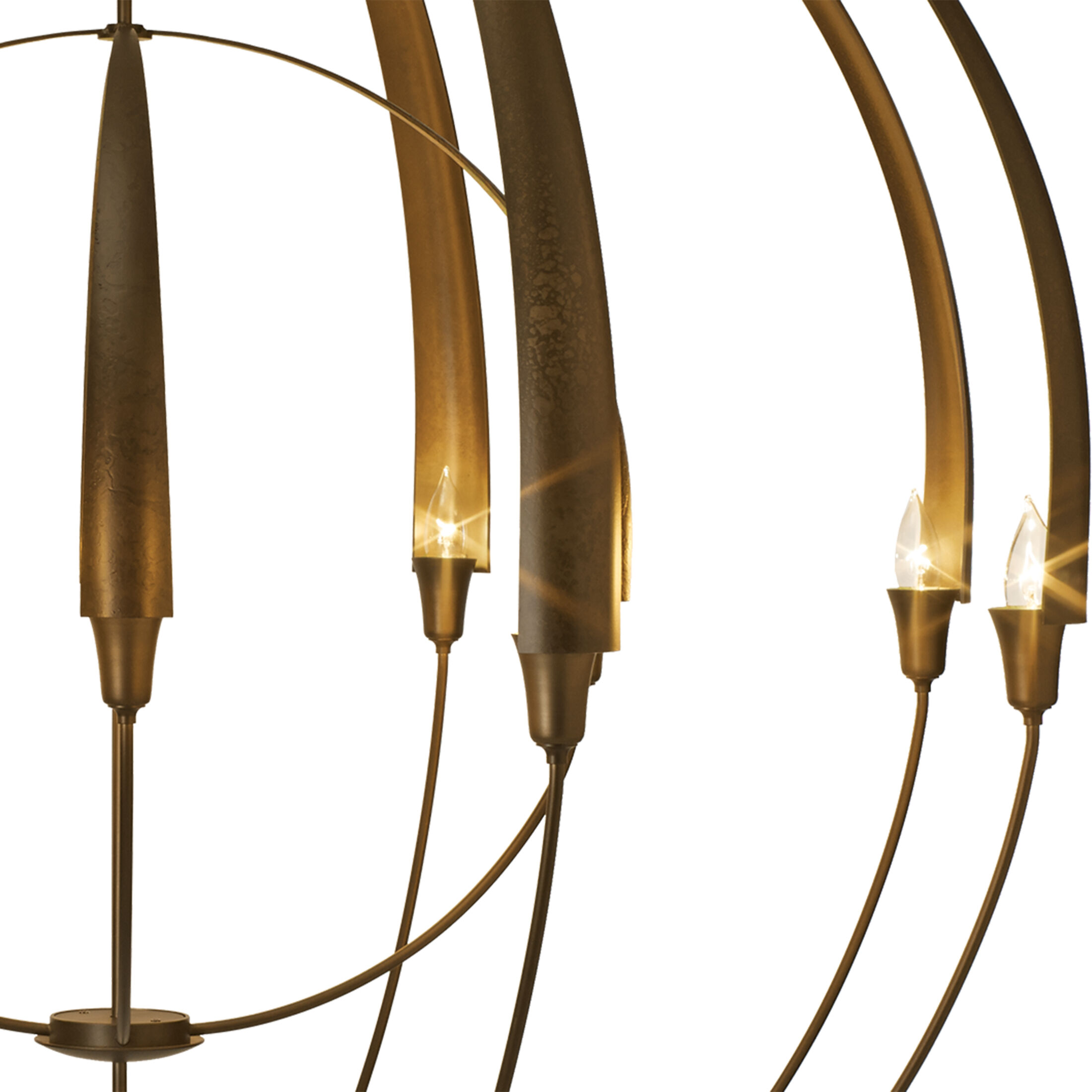 Double Cirque 12 Light 48.3 inch Dark Smoke Large Scale Chandelier Ceiling Light, Large Scale