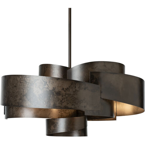 Zen 6 Light 34.1 inch White Pendant Ceiling Light