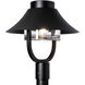 Stowe 1 Light 18.9 inch Coastal Natural Iron Outdoor Post Light