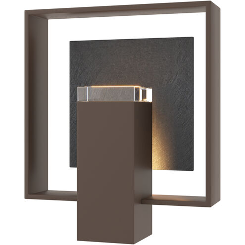 Shadow Box 1 Light 11.7 inch Coastal Bronze Outdoor Sconce, Medium