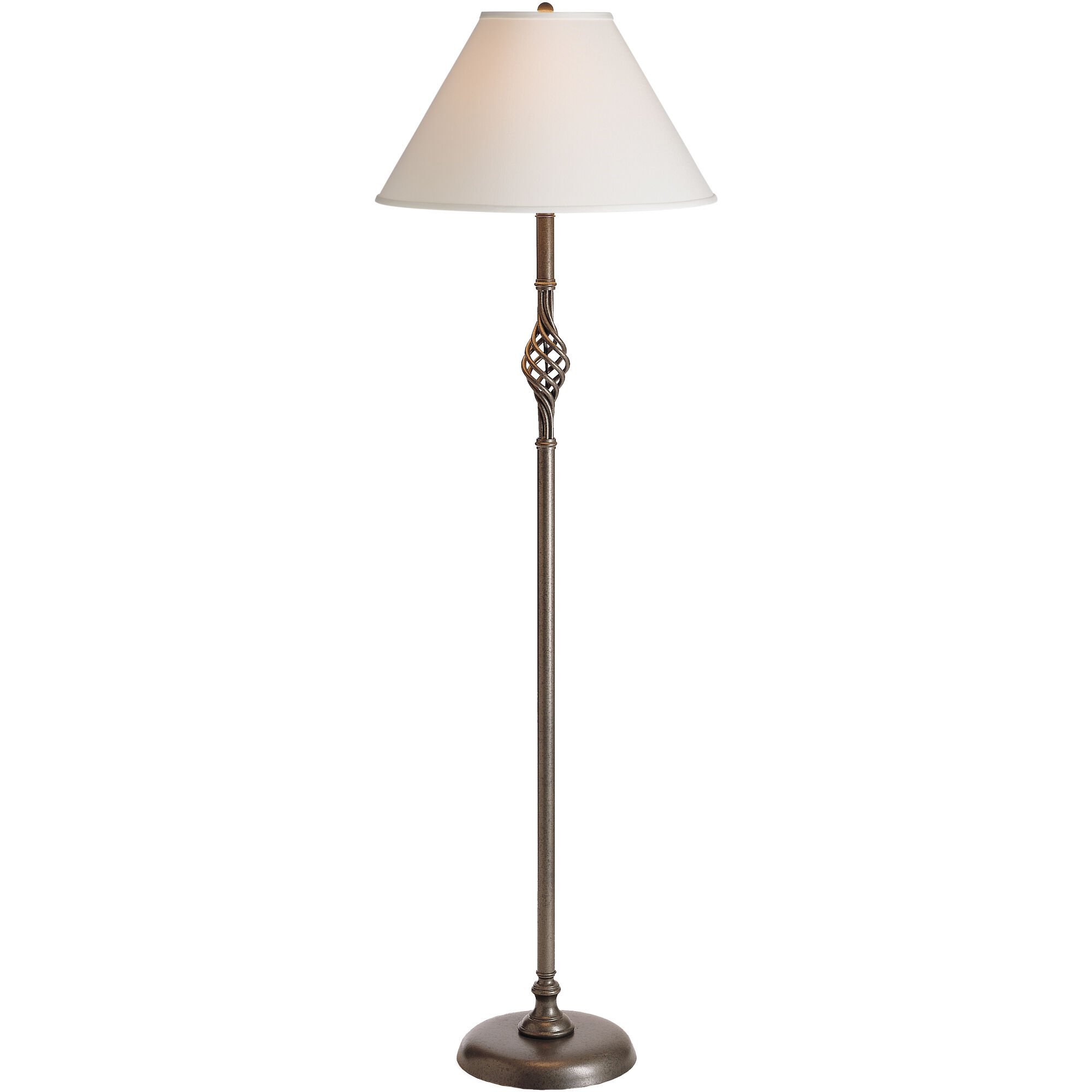 Twist Basket 54.75 inch 150 watt Natural Iron Floor Lamp Portable Light in Natural Anna