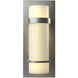 Banded 1 Light 5 inch Vintage Platinum ADA Sconce Wall Light