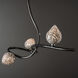 Floret 3 Light 45.3 inch Ink Pendant Ceiling Light