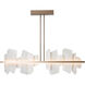 Volterra Linear Pendant Ceiling Light in Soft Gold