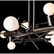 Brindille 8 Light 54.8 inch Dark Smoke Linear Pendant Ceiling Light