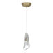 Luma 1 Light 4 inch Soft Gold Mini Pendant Ceiling Light