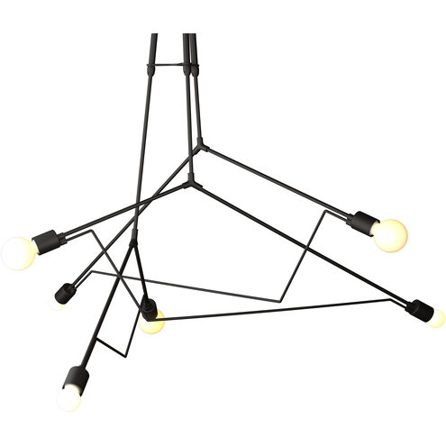 Divergence 6 Light 54.2 inch Coastal Oil Rubbed Bronze Outdoor Pendant