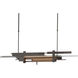 Planar LED 48.3 inch Oil Rubbed Bronze and Vintage Platinum Pendant Ceiling Light in Oil Rubbed Bronze/Vintage Platinum