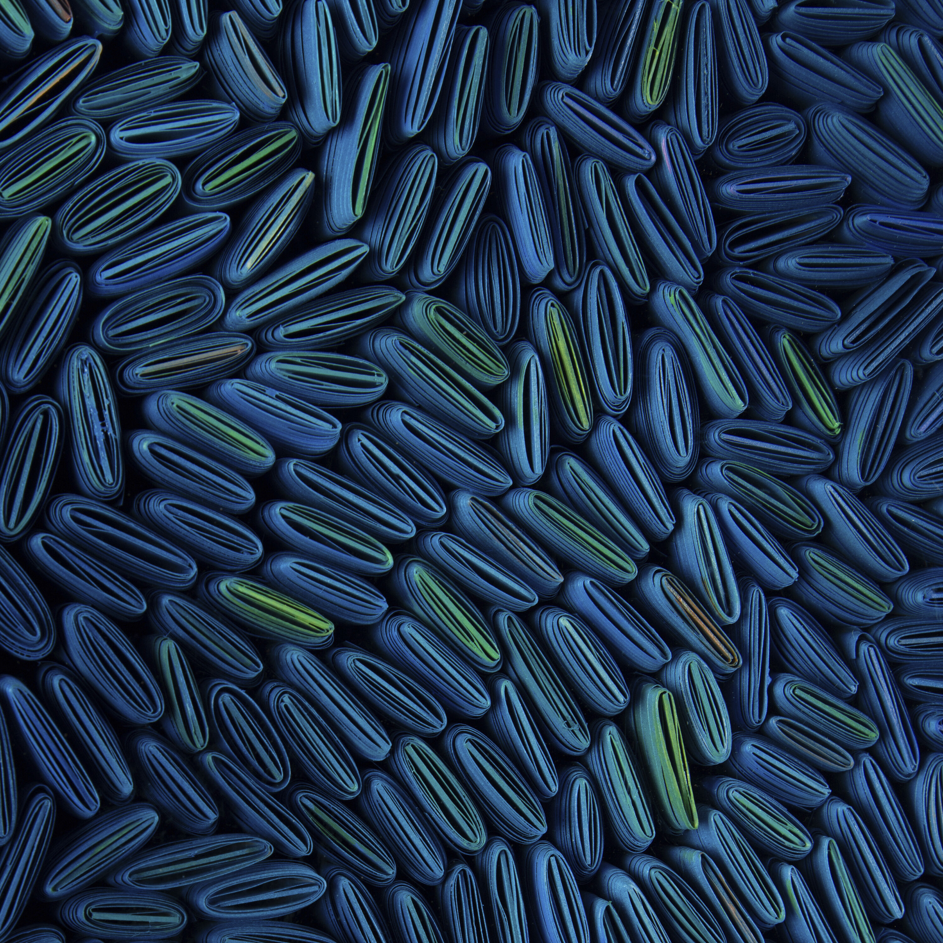 Tony Fey's Cerulean Swells 47.75 X 36 inch Abstract Art