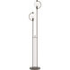 Pluto 68.1 inch 60 watt Bronze Floor Lamp Portable Light in Clear