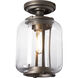 Fairwinds 1 Light 7 inch Coastal Oil Rubbed Bronze Outdoor Semi-Flush