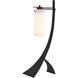 Stasis 28.3 inch 100 watt Black Table Lamp Portable Light