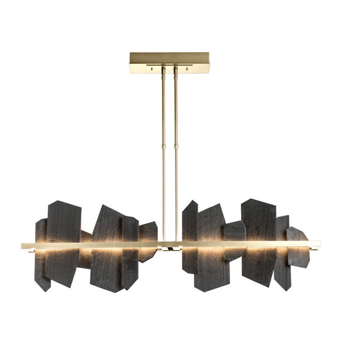 Ardesia Linear Pendant Ceiling Light in Ink