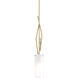 Brindille 1 Light 3.5 inch Modern Brass Mini Pendant Ceiling Light