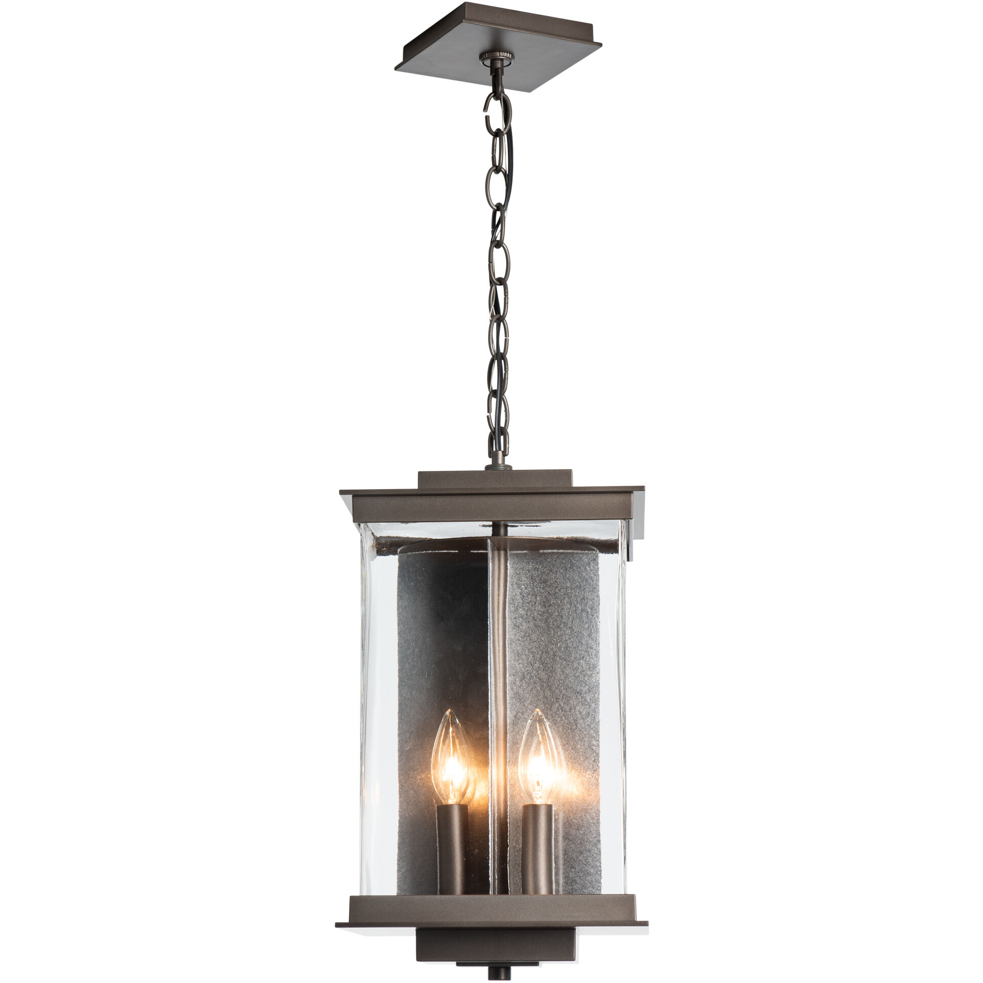 Kingston 4 Light 9.6 inch Coastal Bronze and Translucent Vintage Platinum Outdoor Lantern in Coastal Bronze/Translucent Vintage Platinum, Large