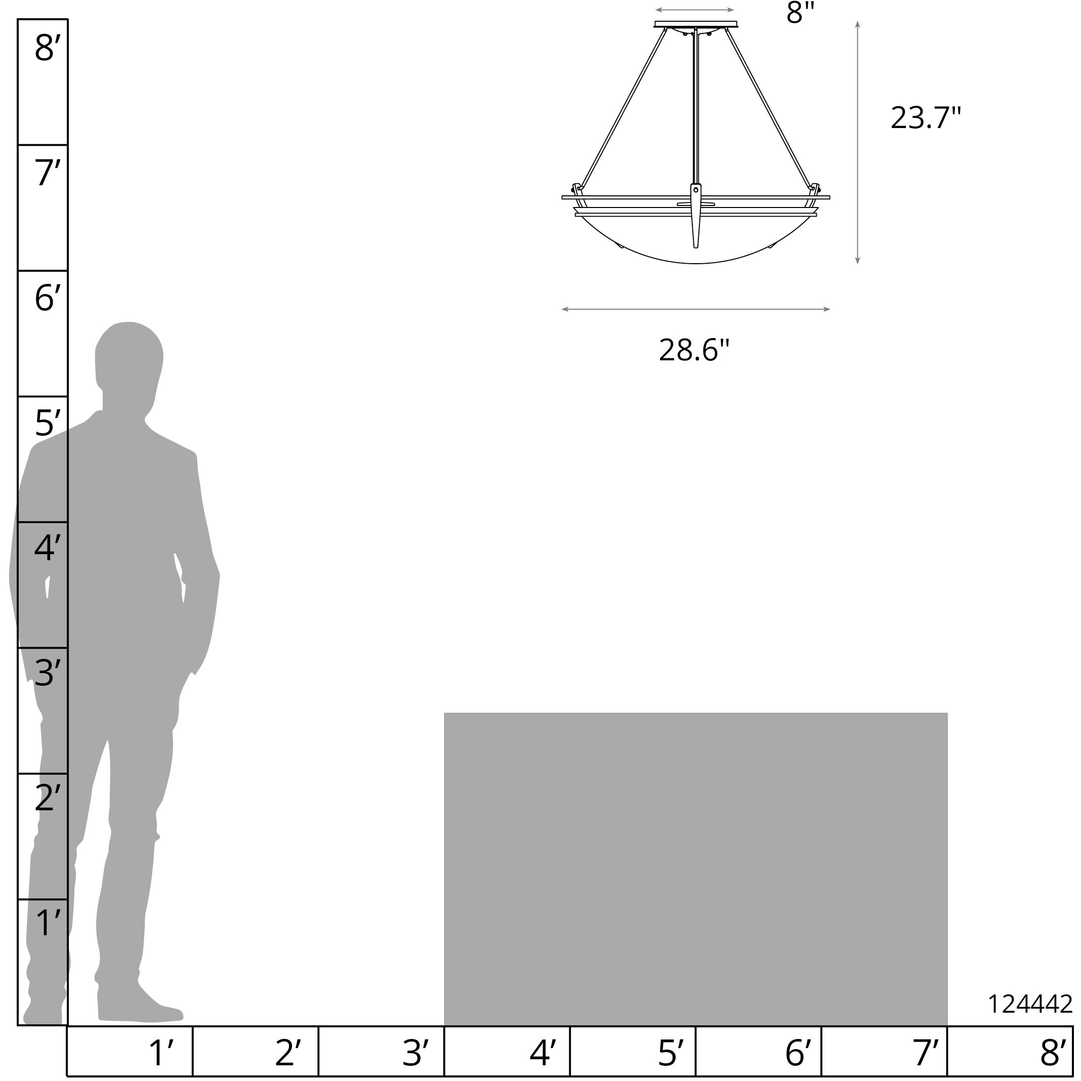 Compass 2 Light 15.7 inch Natural Iron Flush Mount Ceiling Light