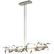 Folio LED 63.4 inch Sterling Pendant Ceiling Light, Large