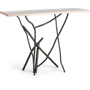 Brindille 46 X 16 inch Bronze Console Table in Maple Natural, Wood Top