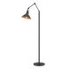 Henry 60.8 inch 60 watt Black and Bronze Swing Arm Floor Lamp Portable Light in Black/Bronze
