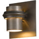Twilight 1 Light 7.1 inch Coastal Dark Smoke Outdoor Sconce, Small