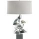 Gallery Twofold 24.7 inch 150 watt Vintage Platinum Table Lamp Portable Light in Flax, Twofold