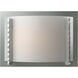 Forged Vertical Bars 1 Light 12.5 inch Vintage Platinum ADA Sconce Wall Light