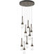 Link 9 Light 20.5 inch Ink Pendant Ceiling Light