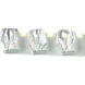 Gatsby 3 Light 21 inch Vintage Platinum Bath Sconce Wall Light