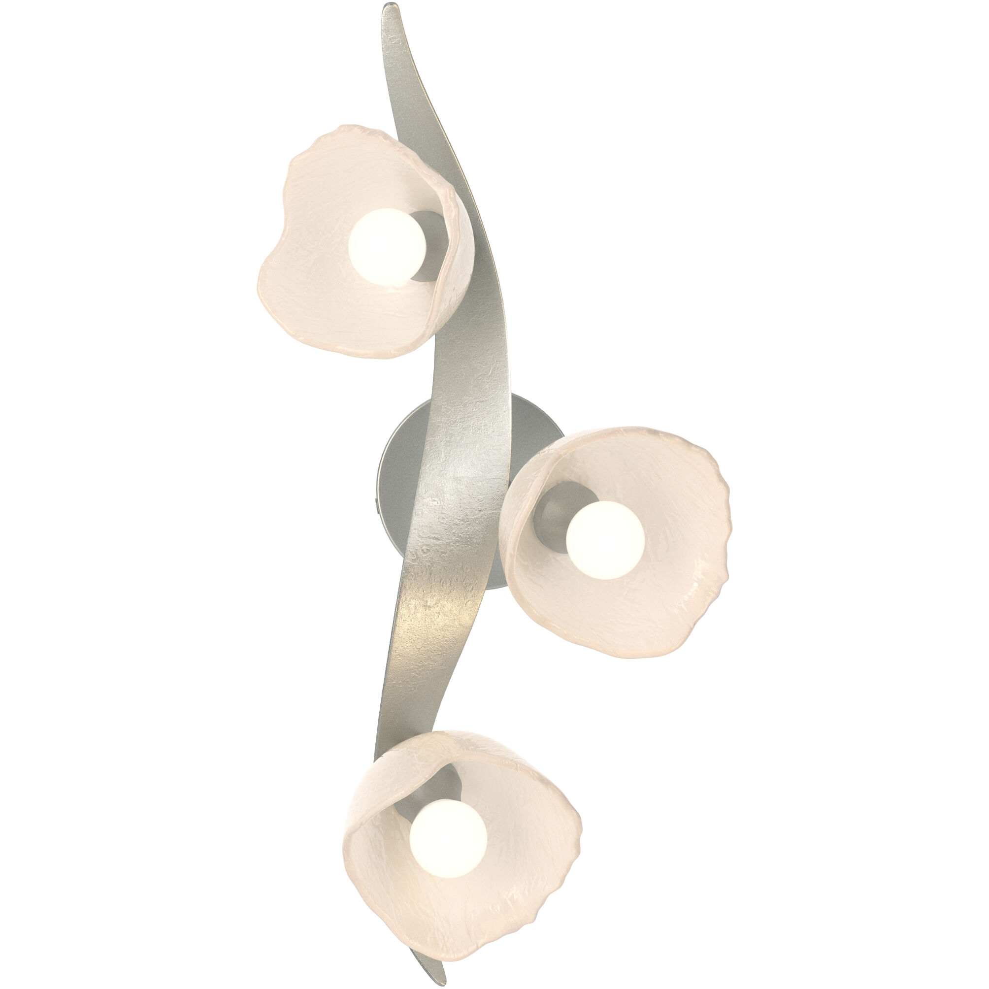 Mika LED 24 inch Vintage Platinum Sconce/Semi-Flush Wall Light, Large