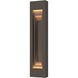 Art + Alchemy Procession 2 Light 40 inch Coastal Dark Smoke with Coastal Dark Smoke Outdoor Wall Light - Open Box