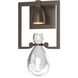 Apothecary 1 Light 6.3 inch Ink Sconce Wall Light