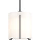 Exos 1 Light 8.9 inch Black Mini Pendant Ceiling Light, Large