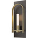 Triomphe 1 Light 5.3 inch Oil Rubbed Bronze and Modern Brass ADA Sconce Wall Light in Oil Rubbed Bronze/Modern Brass