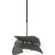 Hibiscus 1 Light 24.7 inch Natural Iron Outdoor Pendant
