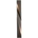 Carbon 2 Light 7.00 inch Outdoor Wall Light