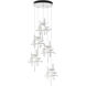Tura 5 Light 27.3 inch White Pendant Ceiling Light