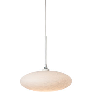 Clouds 1 Light 9.8 inch Sterling Mini Pendant Ceiling Light