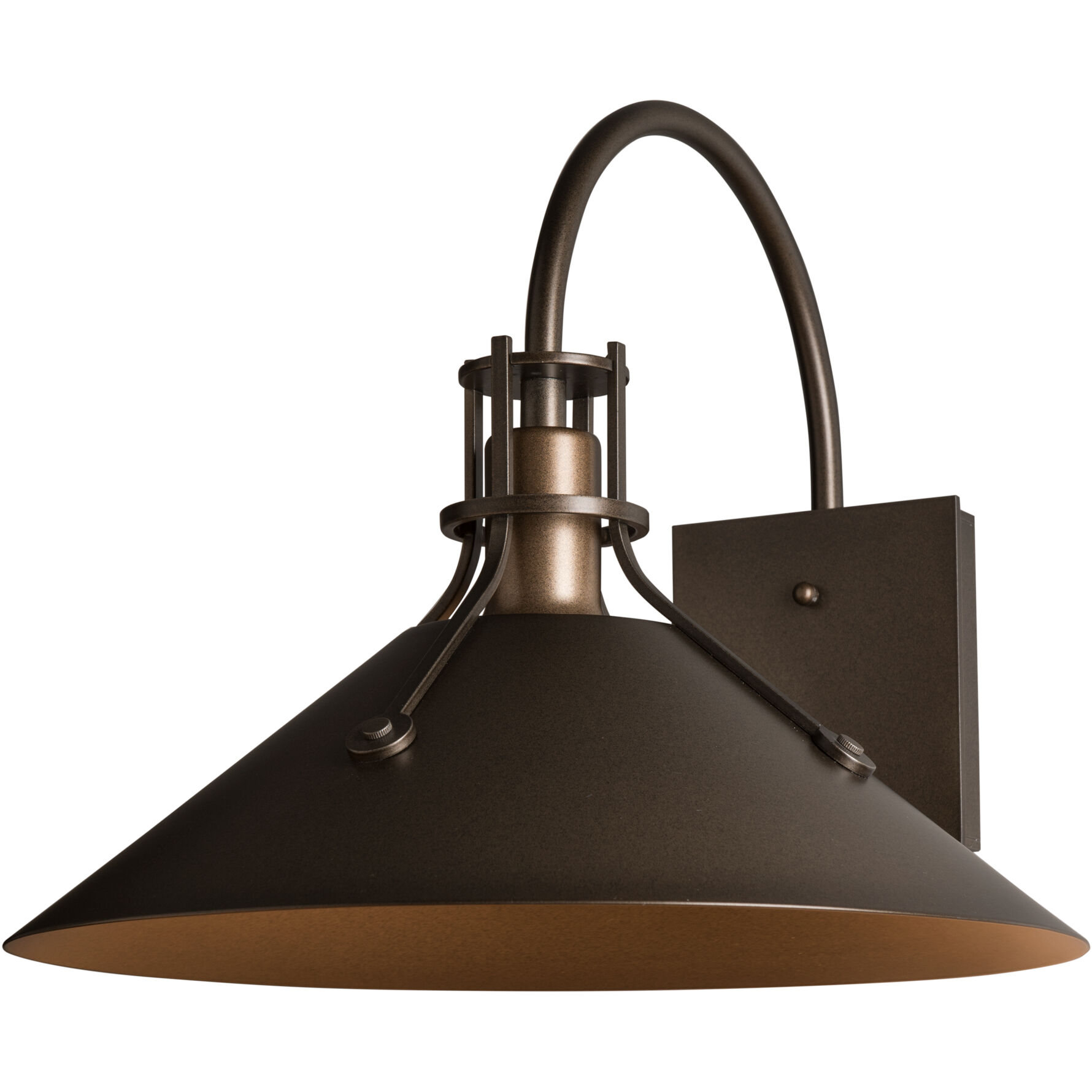 Henry 1 Light 12.9 inch Coastal Bronze Outdoor Sconce, Large