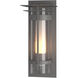Torch 1 Light 25.9 inch Coastal Burnished Steel Outdoor Sconce, XL
