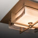Axis LED 16.1 inch Soft Gold Flush Mount Ceiling Light