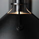 Henry 1 Light 12.8 inch Coastal Black Outdoor Sconce, Large
