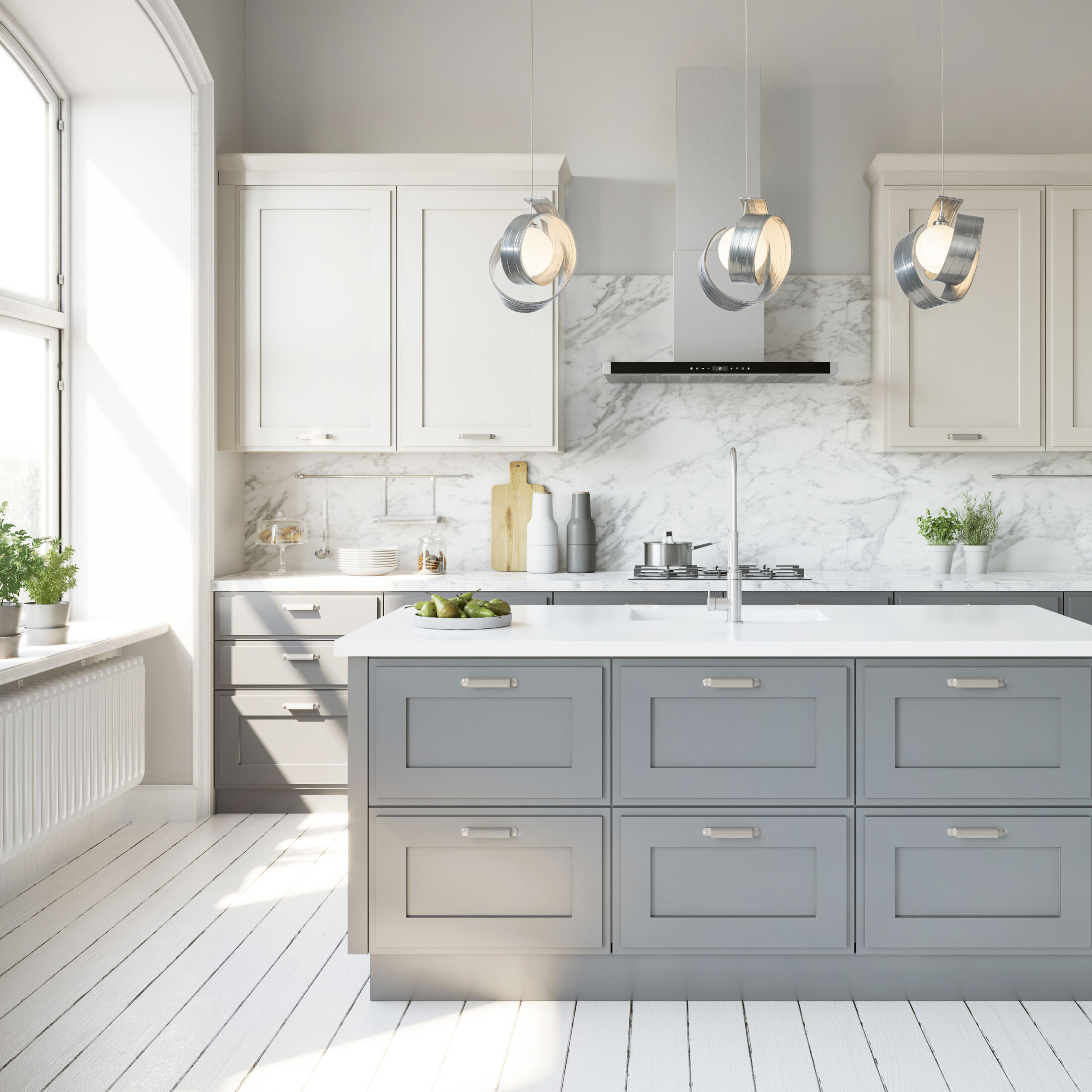 Riza 1 Light 9.1 inch Sterling Mini Pendant Ceiling Light