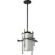 Tura 1 Light 9.4 inch Coastal Oil Rubbed Bronze Outdoor Pendant