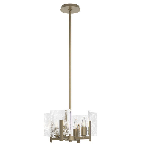 Arc 4 Light 13.5 inch Soft Gold Semi-Flush/Pendant Ceiling Light
