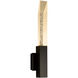 Refraction 2 Light 22.5 inch Coastal Black Outdoor Sconce - Open Box