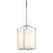 Bow 1 Light 9.8 inch Sterling Mini Pendant Ceiling Light in Opal, Tall