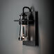 Erlenmeyer 1 Light 11.2 inch Coastal Black Outdoor Sconce, Medium