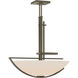 Ondrian 3 Light 26 inch Soft Gold Pendant Ceiling Light in Opal